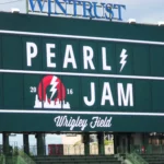 Concert announcement at Wrigley Field